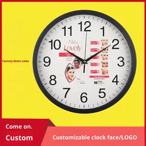 Relojes de Pared Digitales de Cuarzo y Plástico para Publicidad, Logotipo y Diseño Personalizables, Indicación de Hora Mundial de 24 <span class=keywords><strong>Horas</strong></span> - Product Image 3