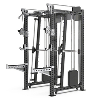 Équipement de musculation à domicile en acier, équipement de musculation commercial à double poulie, entraîneur multifonctionnel, rack de squat pour la musculation