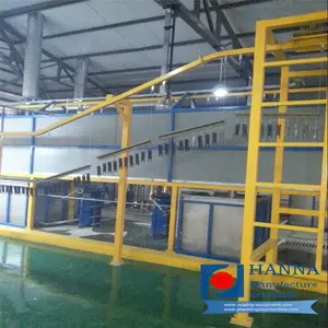 Powder Coating Penyemprotan Mesin Paduan Roda Bubuk Penyemprotan Lini Produksi