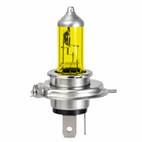 Vente directe d'usine, ampoules halogènes en verre de quartz à lumière dorée H4 12V 35/35W, ampoule de phare de voiture, lampe, vente en gros