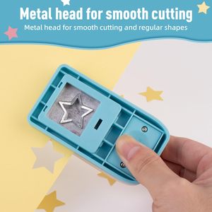 Giấy đấm cho crafting hình dạng 1inch 1.5 inch đấm cho hàng thủ công giấy hình dạng máy cắt sổ lưu niệm đấm cho thẻ làm - Product Image 4