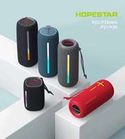 Altavoz Bluetooth Portátil Hopestar P39 de 20W, Resistente al Agua IPX6, con Luz RGB, TWS Estéreo, Radio FM, para Exteriores, Fácil de Transportar