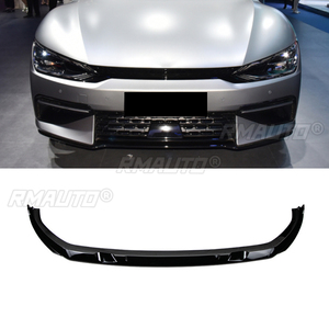 Kit carrosserie tuning noir brillant/aspect carbone ABS : lèvre de pare-chocs avant, spoiler, séparateur, diffuseur pour Kia EV6 GT GT-line 2021 2022 2023 - Product Image 1