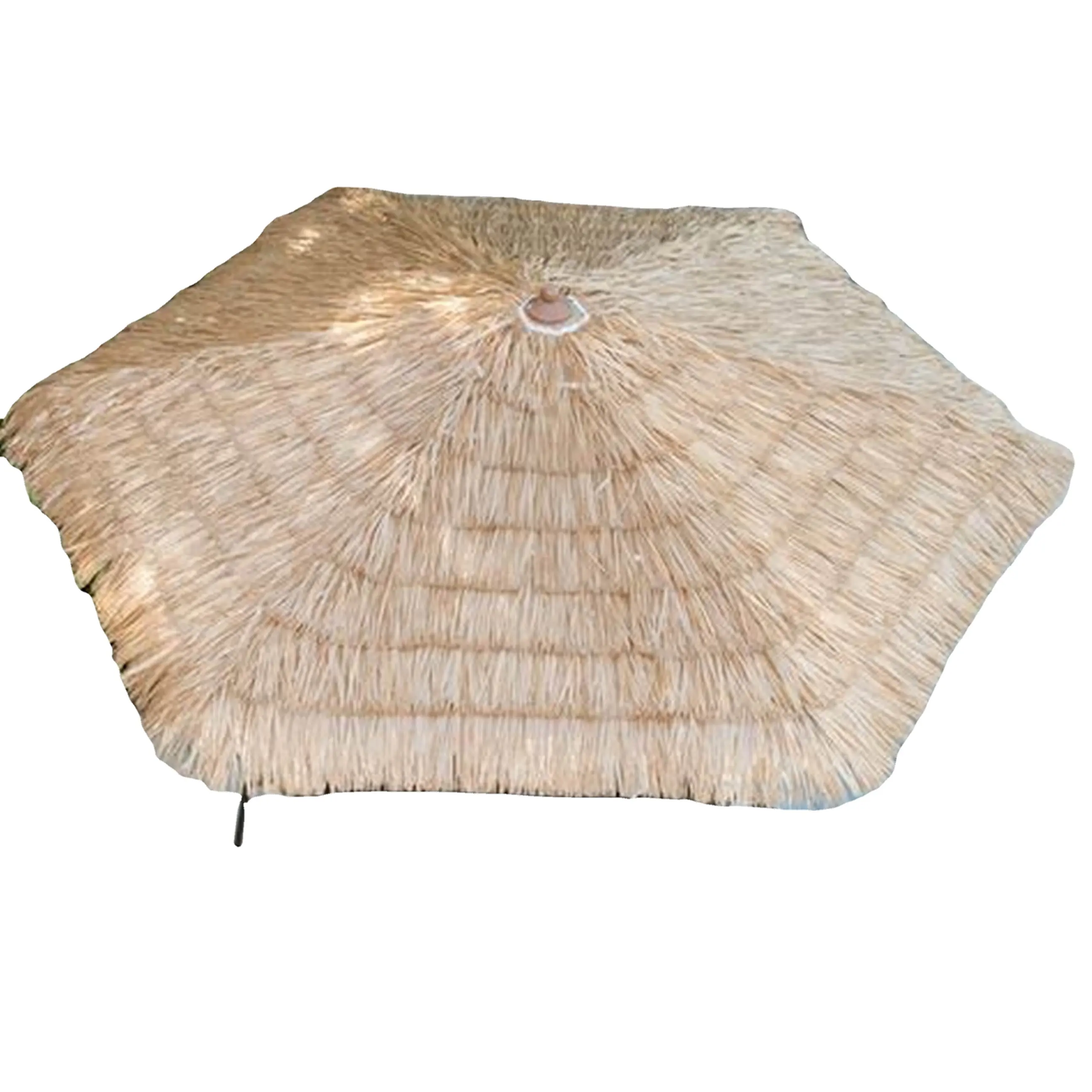 トロピカルパームリーフ傘-カバー付きのわらぶき屋根のパティオ傘-海草傘
