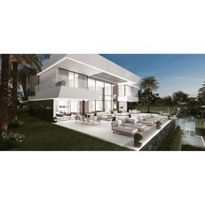 Villa moderna con estructura de acero ligero y diseño de techo plano para uso residencial - Product Image 3