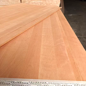 Panneaux en <span class=keywords><strong>bois</strong></span> de cerisier massif de 18 mm/20 mm, collés sur le bords, en cerisier rouge naturel, pour armoires et dessus de table - Product Image 4