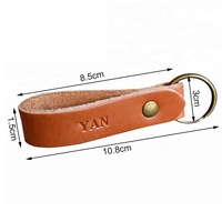 Porte-clés en cuir personnalisé pour homme, design personnalisé, couleurs mélangées, vente en gros d'usine, prix le plus bas, porte-clés