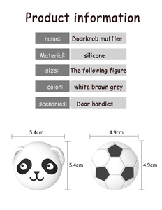 Tope de puerta de seguridad para bebé PRODIGY SD054, parachoques de manija de puerta bonito tipo Animal de silicona colorida - Product Image 4