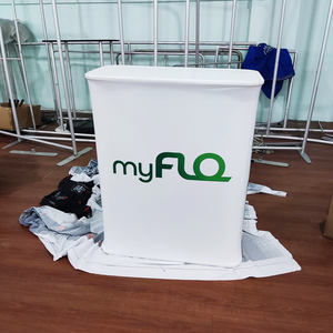 Thương mại hiển thị hiển thị bảng hình chữ nhật Pop Up truy cập có thể gập lại thương mại hiển thị truy cập bàn Pop Up Booth bảng với LED ánh sáng - Product Image 2