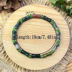Natural Stone <b>Bracelet</b> Colorful Glass Beaded Inner Strength Professional Small MOQ Welcome Custom Design - Product Image 1