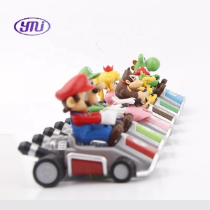 ของเล่นรูปการ์ตูนอนิเมะ6รูปแบบซูเปอร์มาริโอยานพาหนะดึงกลับ Luigi yoshi - Product Image 5