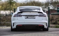 Pare-chocs de voiture de style PD Runde pour Tesla Model S, kit carrosserie PD, pare-chocs avant, pare-chocs arrière, spoiler