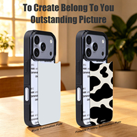 Coque de protection personnalisable à impression magnétique 2D par sublimation pour iPhone 18 17 16 Pro Max