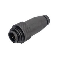 Conector Industrial DIN Rectangular de Aleación RD24 de 4 y 7 Pines J10 CA-3, Macho y Hembra, 10A, para Aplicaciones de Energía