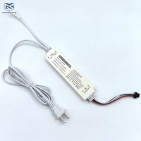 Controlador LED Ultrafino de 14 mm y 48 W, 12 V 4 A, IP44, Resistente al Agua, Fuente de Alimentación de Voltaje Constante para Espejo de Baño, con Certificación CE