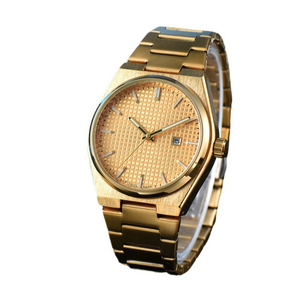Reloj de Cuarzo Tianjia con Tres Agujas, Visualización de Fecha, Correa de Acero, Resistente al Agua, Luminoso, Estilo Ejecutivo, Reloj de Pulsera para Parejas - Product Image 1