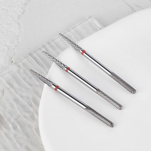 Foret à ongles électrique double embout non revêtu 2-en-1 pour machine à ongles, outils de manucure - Product Image 5