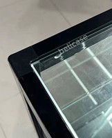 Comptoir de vente en verre Extra Vision de 6 pieds avec éclairage, cadre en aluminium, vitrine verrouillable, mobilier pour boutique de tabac