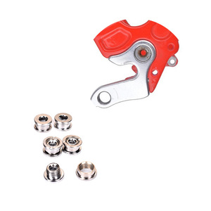 Vis de crochet de dérailleur arrière en acier argenté 9 vitesses, pièce de vélo durable - Product Image 4