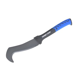 Hache-brosse de 20,5 pouces avec manche en fibre de verre, faucille de jardin, hache à pointe de billard, crochet à brosse - Product Image 1