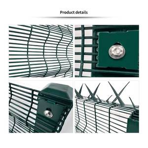 Clôture de sécurité 358 anti-escalade en fil de <span class=keywords><strong>fer</strong></span> à faible teneur en carbone, haute visibilité, 2,5 m et 3 m de haut - Product Image 2