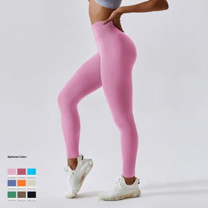 Lcool High Waist Seamless Tummy Control Butt Lift <strong>Big</strong> Booty Scrunched Fitness Workout Running Yoga Pants <strong>Leggings</strong> - Product Image 2
