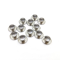 Œillets métalliques avec rondelles, anneaux de fixation ronds en métal pour chaussures, articles en cuir, sacs, vêtements, couture DIY