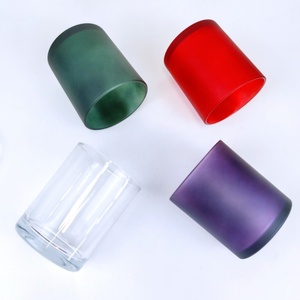 Free Sample Candle <b>Jars</b> Glass <b>Empty</b> Custom Candle <b>Jar</b> Frosted <b>Jars</b> Luxury for Candle Make - Product Image 2