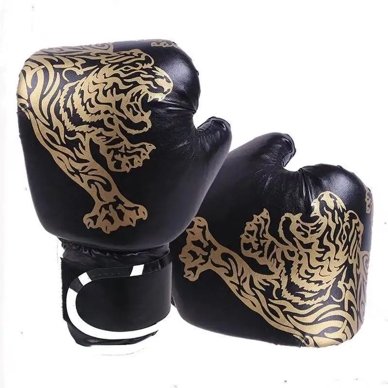 AL Children Boxing Gloves Professional Flame Mesh Breathable Pu Leather Flame Gloves Sanda Boxing Training Glove