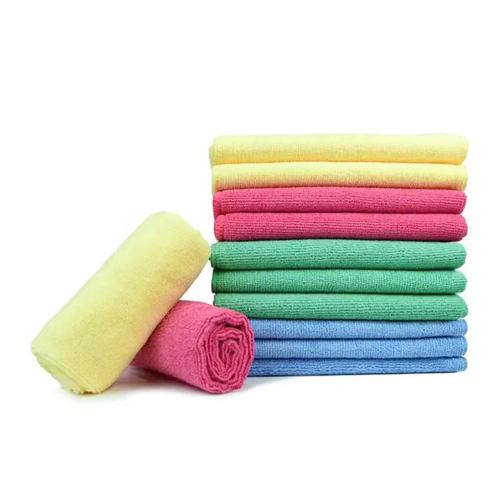 Cleaning Cloth Multi-Color Microfiber Towel Material Strong Water Absorption Suitable For Many Occasions