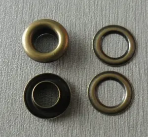 Metal Mesh Eyelet Eyelets Grommet Replacement Nickel Gunmetal Antique Brass 4.5MM 5MM 6MM 8MM 10MM For Fabric