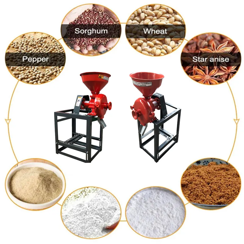 फैक्टरी मूल्य 80-120kg/एच molino डे पाकिस्तान में cereales मिनी आटा चक्की कीमत मकई का आटा pulverizer मशीन