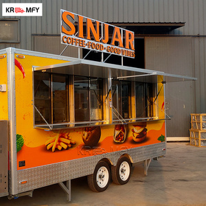 Remolque Móvil para Mercado Nocturno, Equipo de Cocina para Pollo Frito, Carrito de Concesión Callejero, Puesto de Comida Rápida, Fibra de Vidrio y Aluminio - Product Image 6
