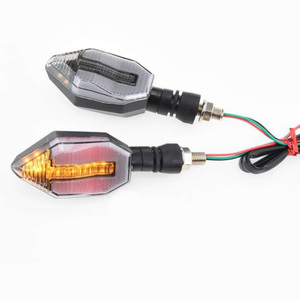 Piezas modificadas para motocicleta todoterreno, intermitente para vehículo eléctrico, general, LED12V, luz de giro de agua para correr - Product Image 5