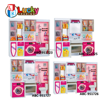 Jouets de maison de poupée Lucky Toys, collection de poupées, accessoires, salle de bain, jouet de toilette, mini maison, baignoire, micro paysage, mini maison de poupée