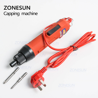 ZONESUN ZS-XG600 Machine de capsulage électrique portable, machine à vissage de bouchons, machine de scellage électrique de bouchons