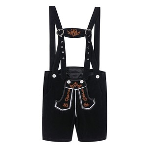 Costume de l'Oktoberfest allemand, Trachten <span class=keywords><strong>bavarois</strong></span>, short en cuir pour <span class=keywords><strong>homme</strong></span>, short à bretelles, costume de bûcheron, costumes masculins médiévaux allemands - Product Image 3