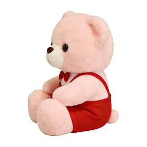 2026 Fashionable <b>Stuffed</b> Cute Teddy Bear with Jumpsuit Custom Teddy Bear Plush <b>Toy</b> New Design Teddy Bear Plush <b>Toy</b> - Product Image 3