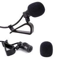 Récepteur Radio Stéréo MINI Professionnel Microphone Audio de Voiture Mono Mini Filaire Externe pour Auto