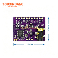 Tarjeta de Sonido DAC PCM5102 PCM5102A, Módulo de Audio Digital de 24 Bits con Conector Estéreo de 3.5mm para Raspberry Pi Beyond
