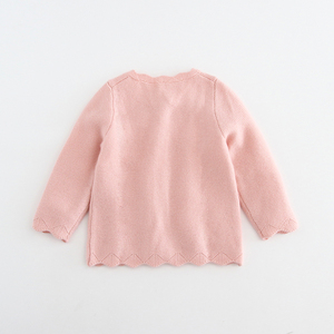 Del bambino Delle Ragazze Piccola Maglia 100% Cashmere Cardigan Button Down Maglione di Cachemire - Product Image 2