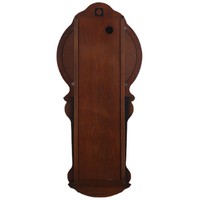 Reloj de Pared de Péndulo de Cuarzo Colgante de Madera Estilo Art Deco Vintage con Pantalla de Agujas