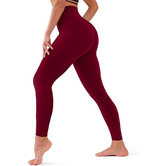 Women's Yoga Leggings High-Waist Tummy Control Quick Dry Features Custom Logo Workout Soft Yoga Pants for Running