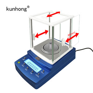 정밀 0.1mg 220g/0.1mg 0.0001g 저울 전자 일렉트로니크 분해능 분석 고정밀 분석 균형 - Product Image 1