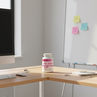 Complément Alimentaire Collagène Hydrolysé en Comprimés Haute Pureté 5000mg pour Adultes, Amélioration de la Beauté, Absorption Facile, Sans OGM