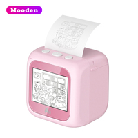 F B6 AI Printer Termal Anak Tanpa Tinta Mini Printer Saku Portabel Mainan Edukasi Hadiah Untuk Anak Laki-laki Perempuan Grosir