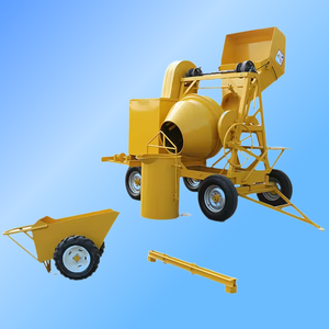 Bétonnière à ciment Portland de 500 L, <span class=keywords><strong>moteur</strong></span> à essence <span class=keywords><strong>Robin</strong></span>, bétonnière à décharge manuelle, haute efficacité - Product Image 1
