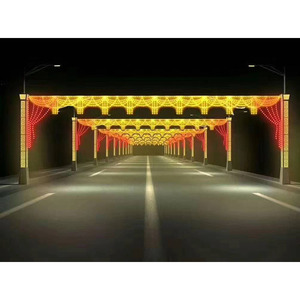 Guirnalda de luces LED con clasificación IP65 a prueba de agua, iluminación decorativa para cruces de calles y túneles, para exteriores, festividades, Navidad y festivales. - Product Image 5