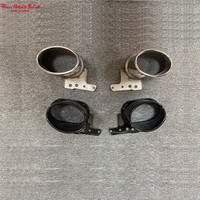 Pare-chocs arrière style RS4 avec diffuseur et embouts d'échappement pour Audi A4 S4 B9 2017 2018 2019