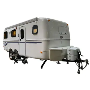 Offroad Camping Trailer Caravan Met Volledig Fibreglassige Douche En Een Gaskachel